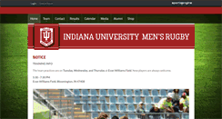 Desktop Screenshot of iurugby.com