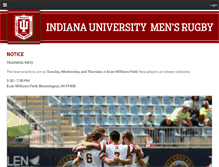 Tablet Screenshot of iurugby.com